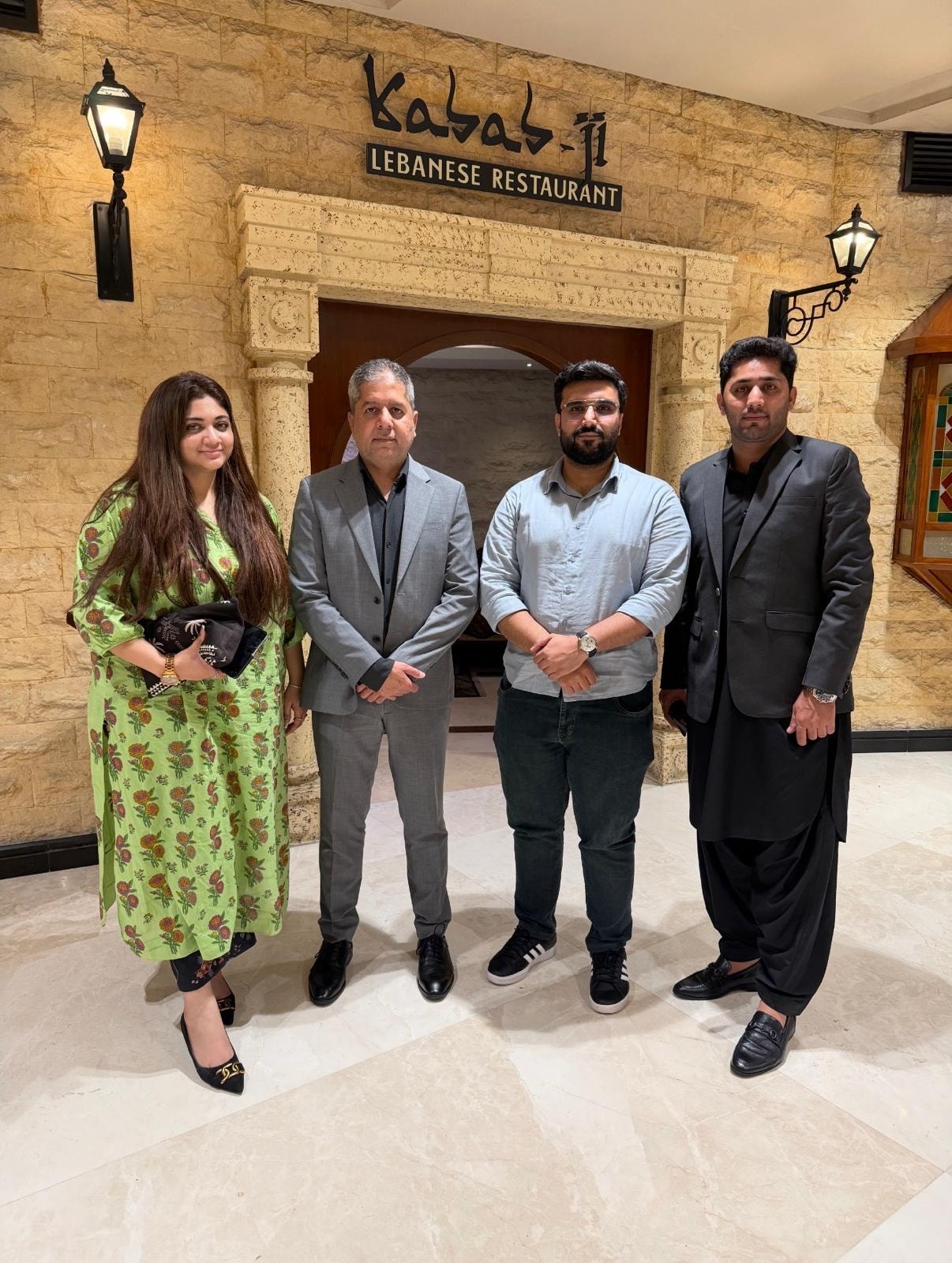 Kabab-Ji at Movenpick Hotel Karachi — ACE London School team dinner