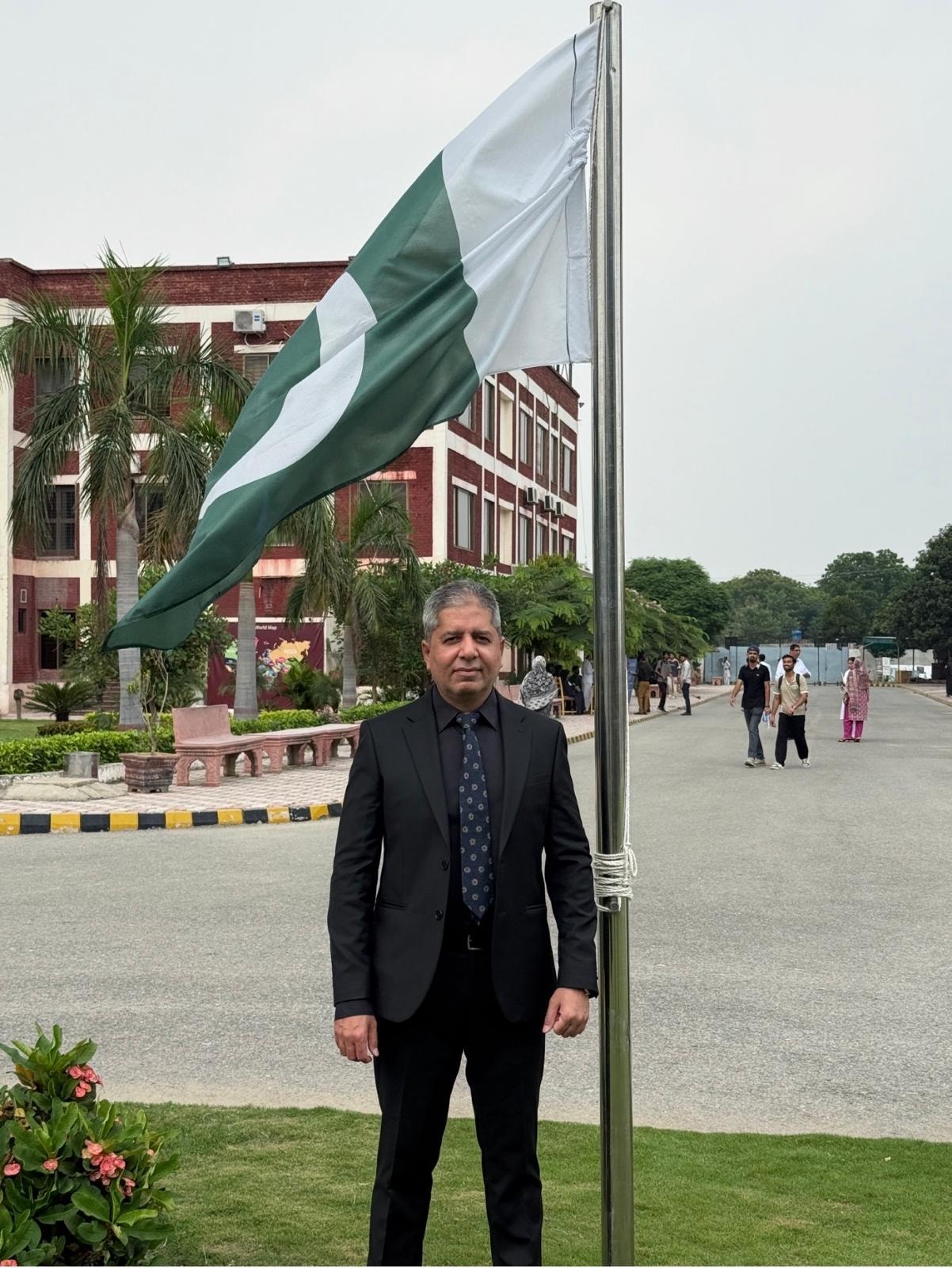 ACE London School representative at Pakistani university campus