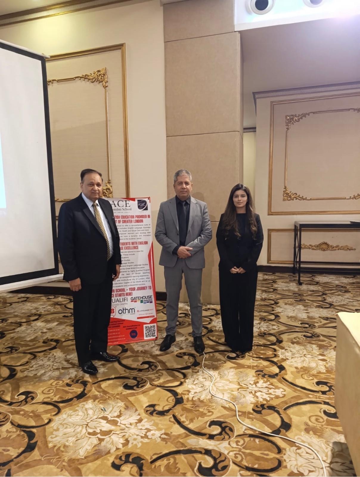 ACE Chief Executive and Regional Manager with Vice Chancellor Lahore Leads University