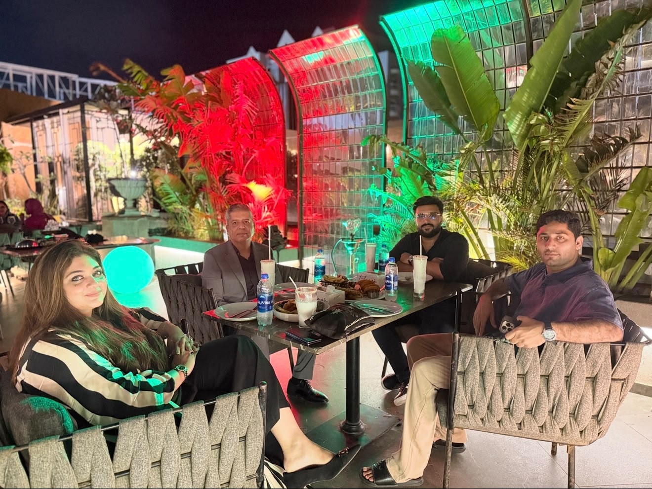 Edmentors team together at rooftop dinner, Karachi
